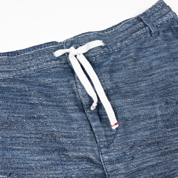 Johnnie-O Boardy Lounger Pull-On Short Men's Medium Hangin' Out Blue Terry Soft - Picture 7 of 15